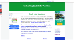 Desktop Screenshot of enchanting-south-india-vacations.com